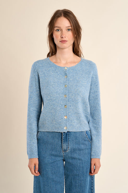 Classic Cardigan - Blue
