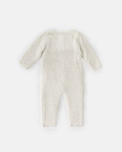 Load image into Gallery viewer, Long Sleeve Fuzzy Jumpsuit - Ecru
