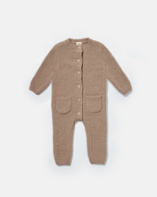 Load image into Gallery viewer, Long Sleeve Fuzzy Jumpsuit - Taupe
