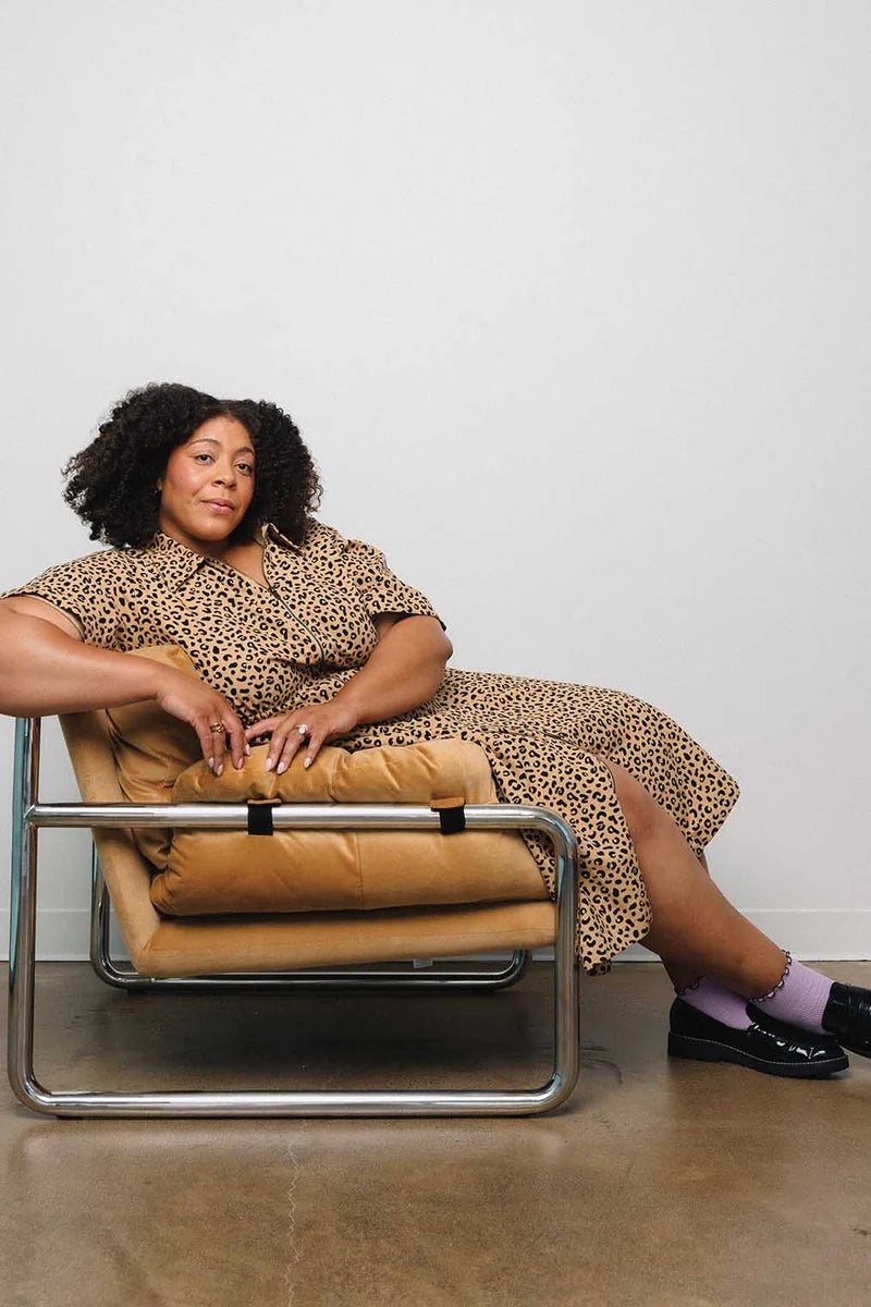 Long Utility Dress - Leopard