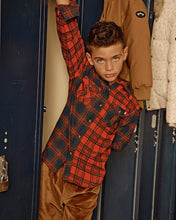 Load image into Gallery viewer, Holiday Plaid Flannel Shirt
