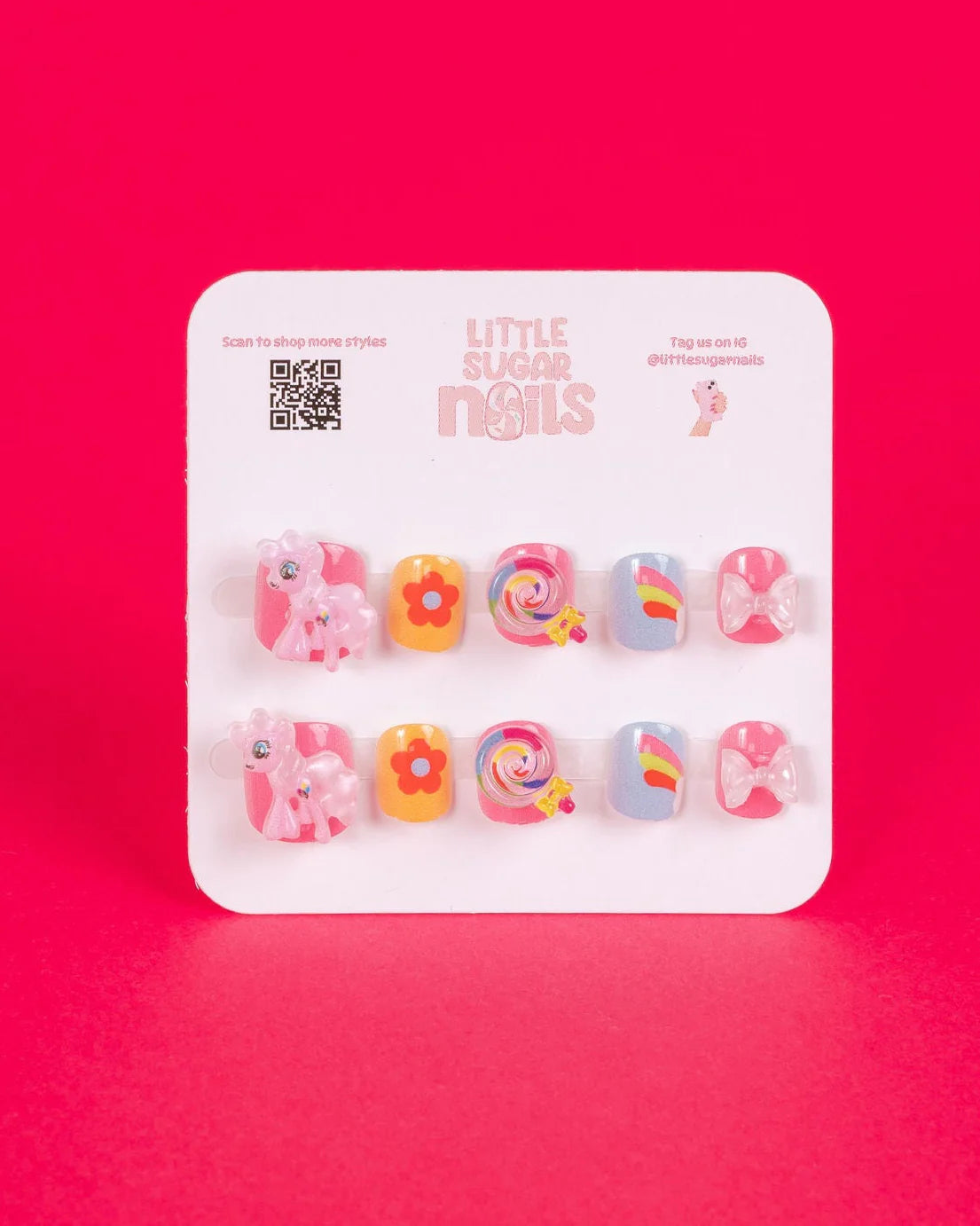 Little Sugar Nails - Rainbow Pony