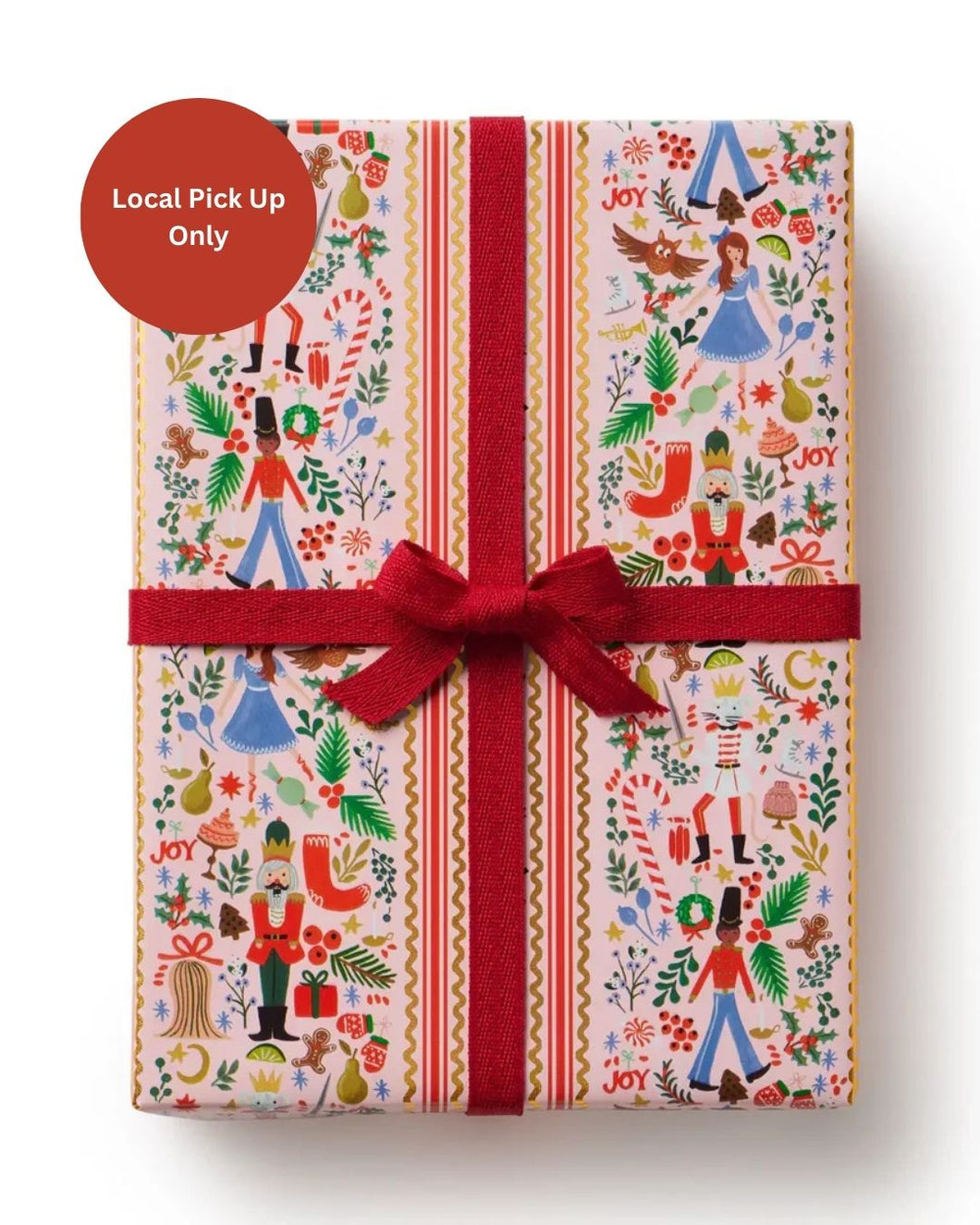 Holly Jolly Nutcracker Continuous Wrapping Roll