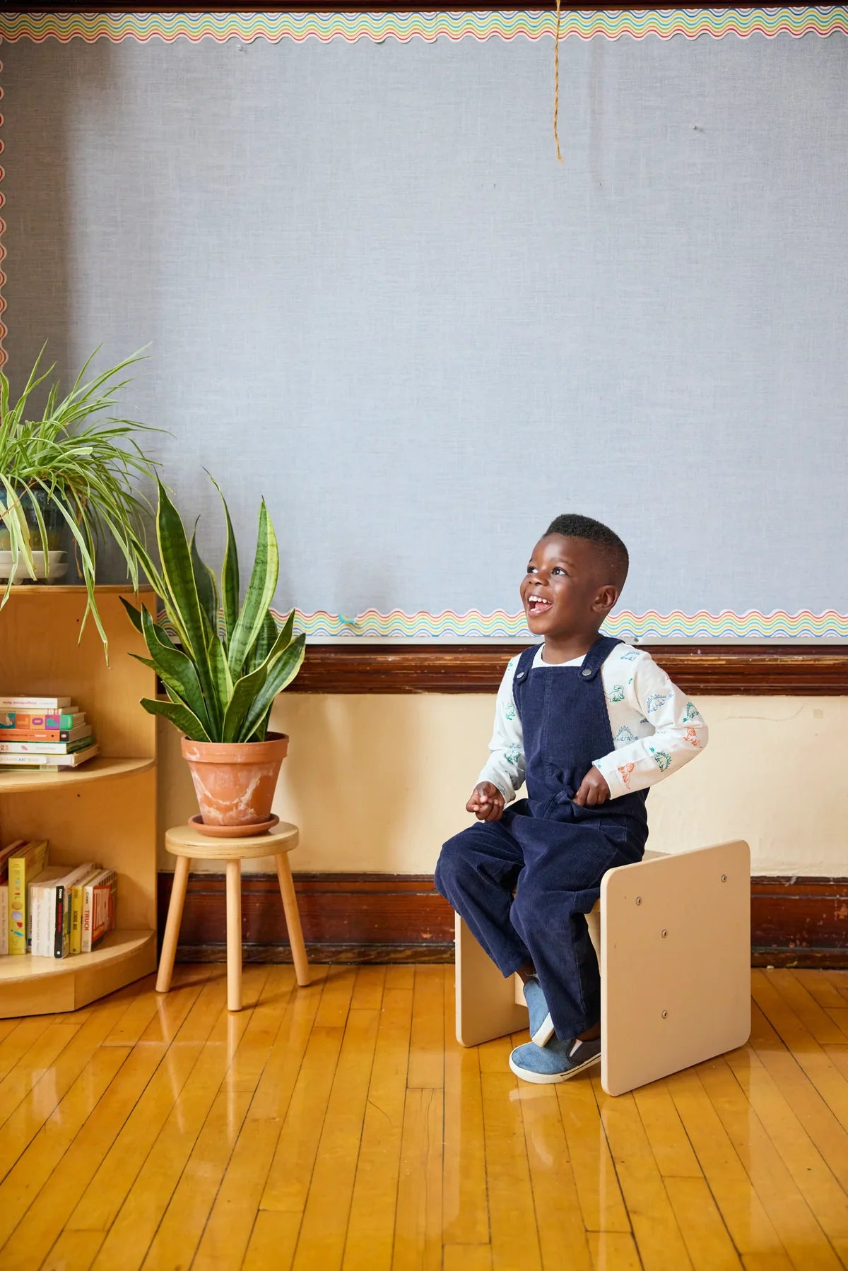 Kids & Toddler Corduroy Overalls - Navy