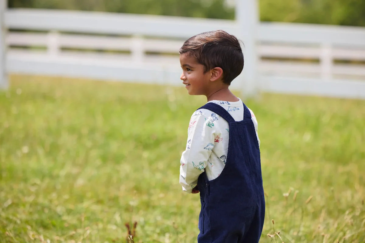 Kids & Toddler Corduroy Overalls - Navy