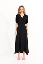 Load image into Gallery viewer, Wrap Dress - Black
