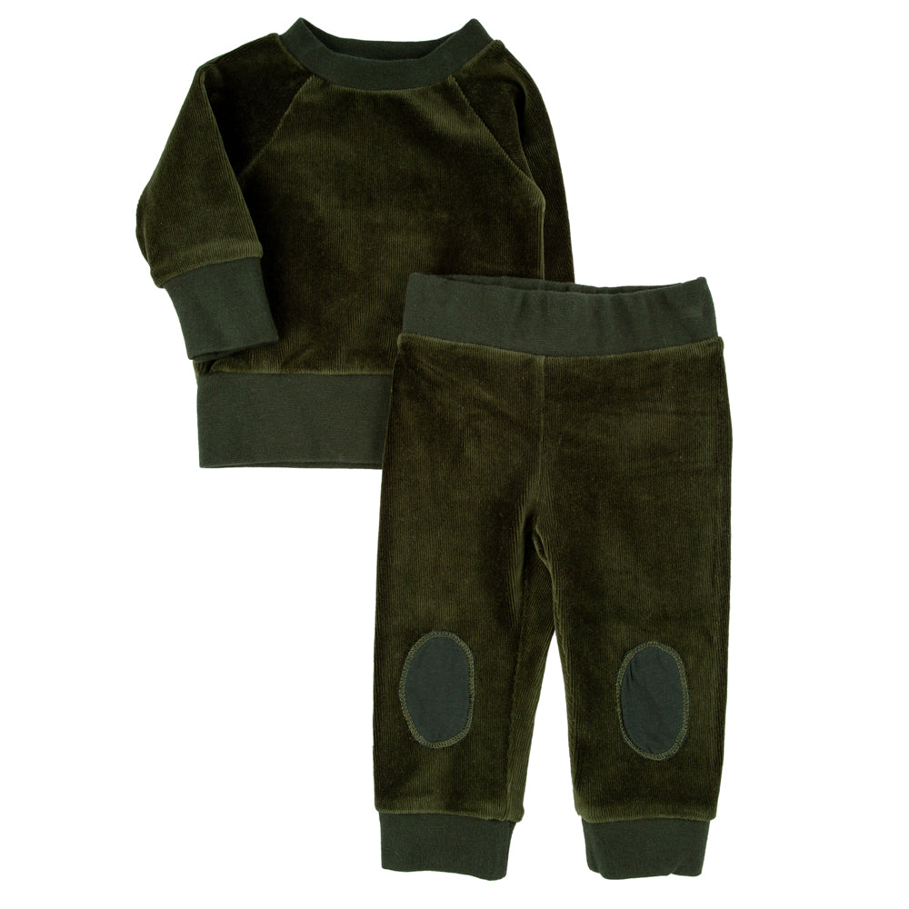 Charlie Layette Set - Evergreen