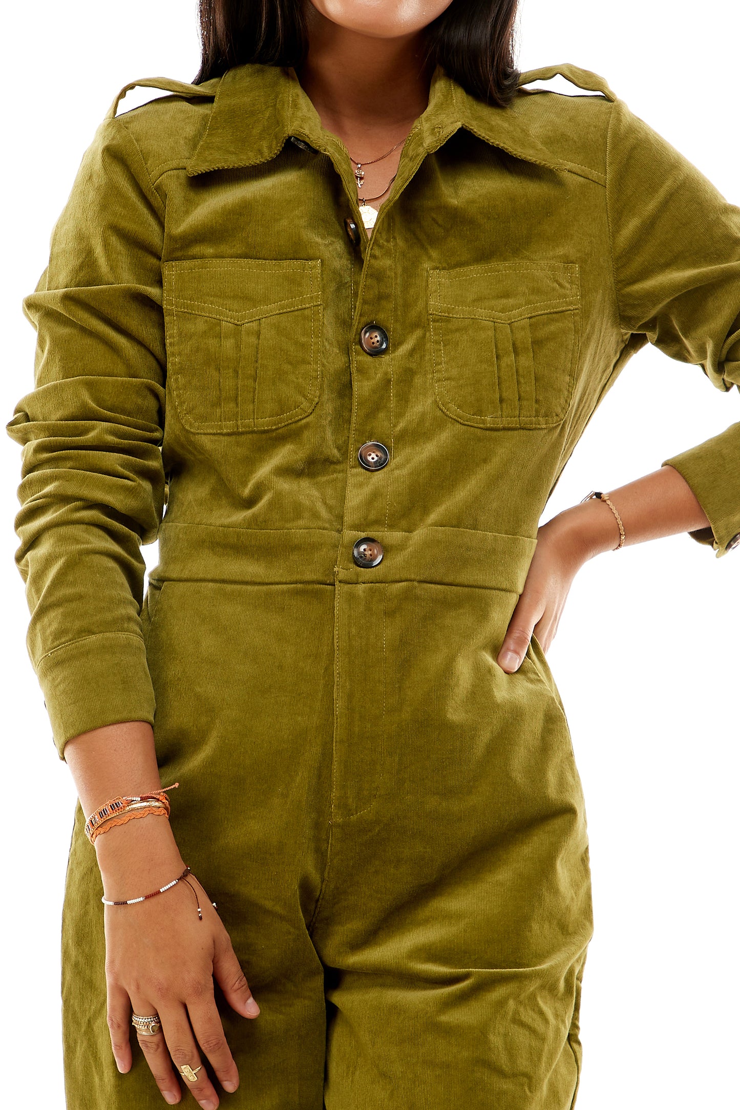 Marr’s L/S Jumpsuit - Moss