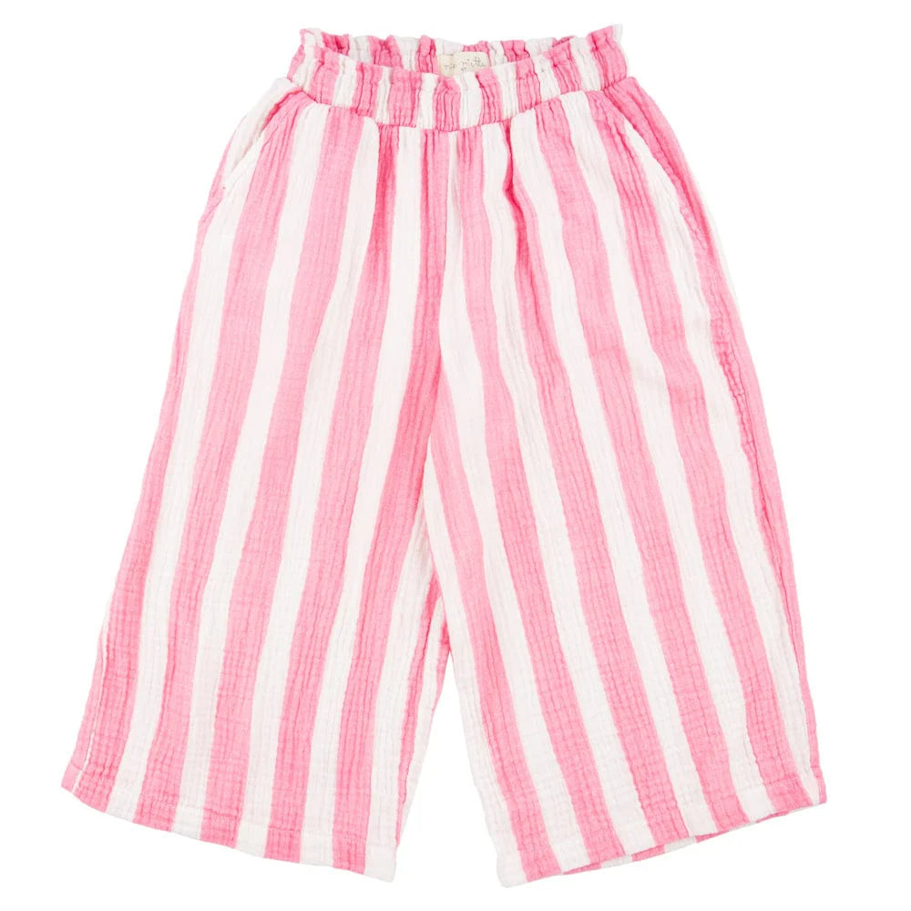 Lucia Wide Pants - Starburst Stripe