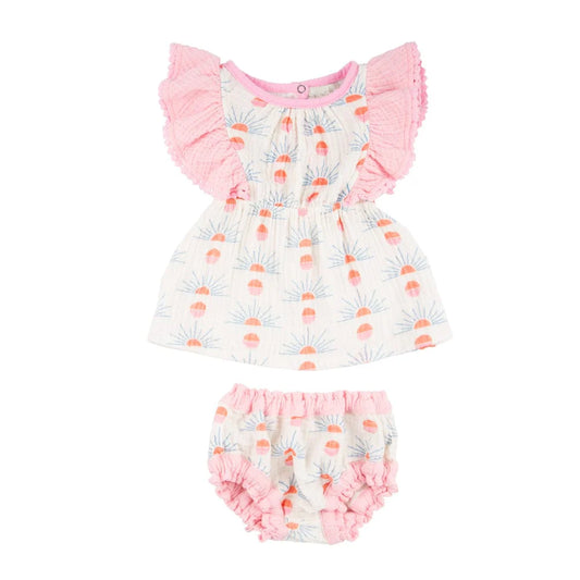 Mia Layette Set - Western Sun