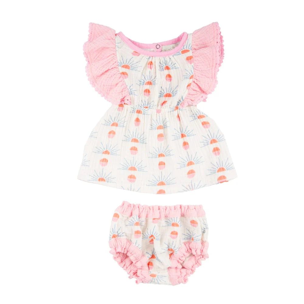Mia Layette Set - Western Sun