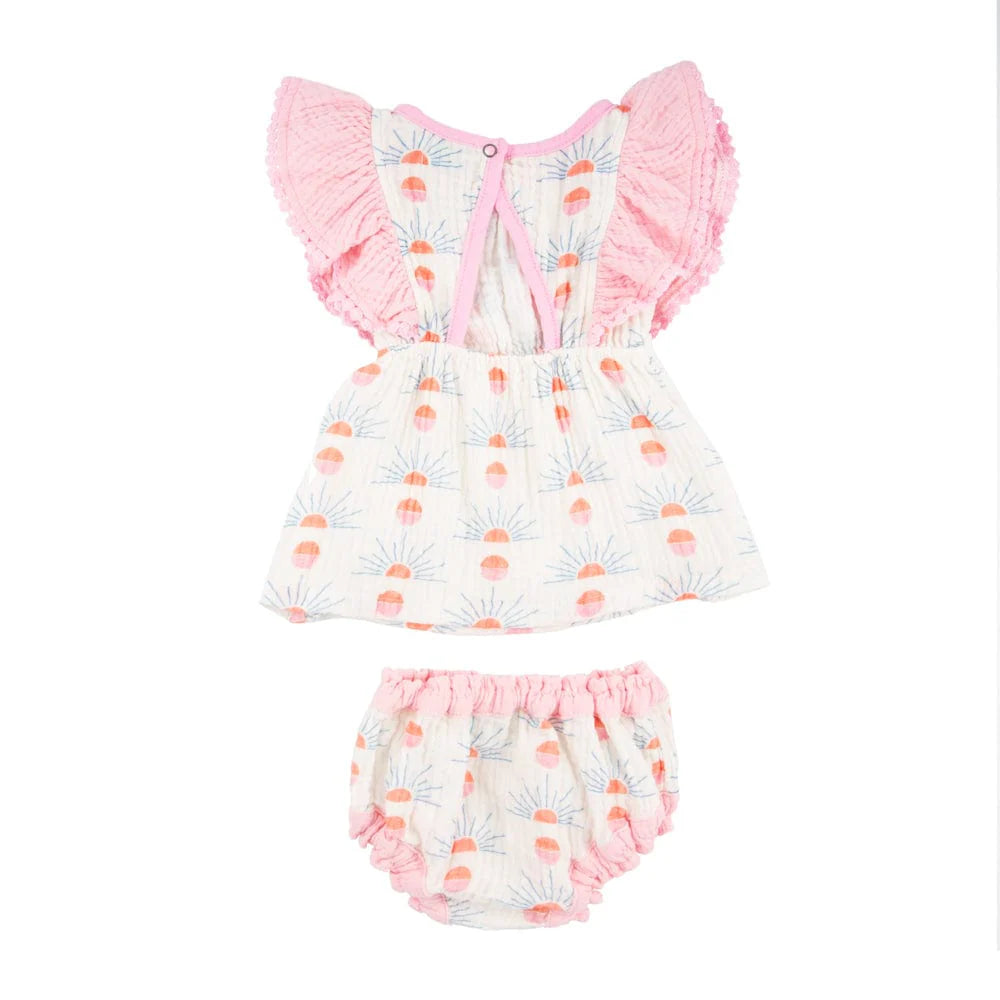 Mia Layette Set - Western Sun