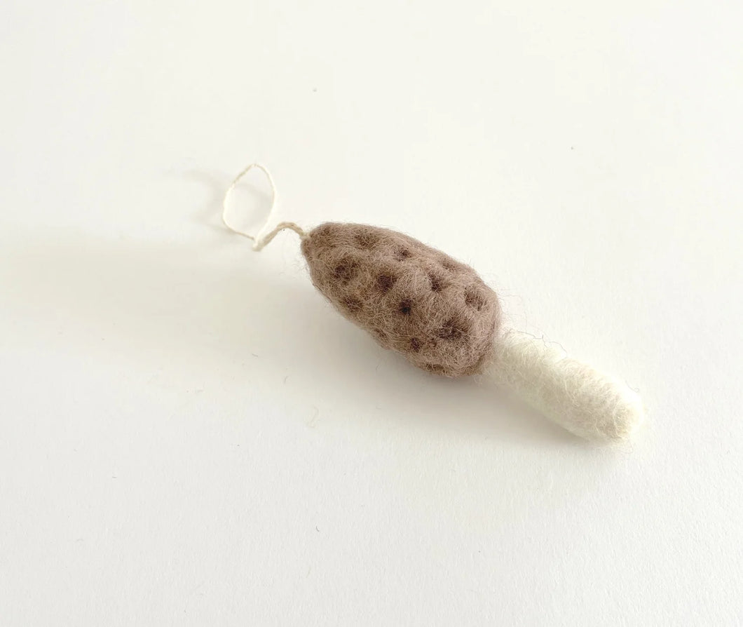 Morel Mushroom Ornament
