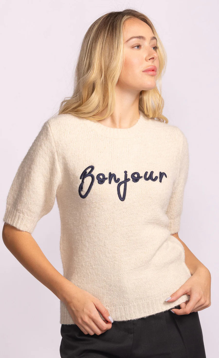 Bonjour Sweater - Beige