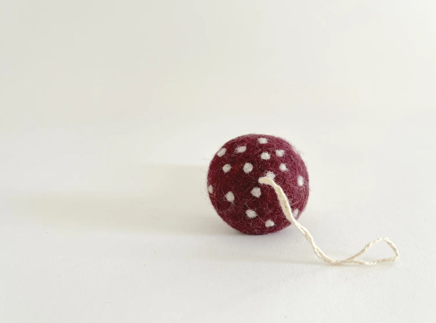 Plum Mushroom Ornament