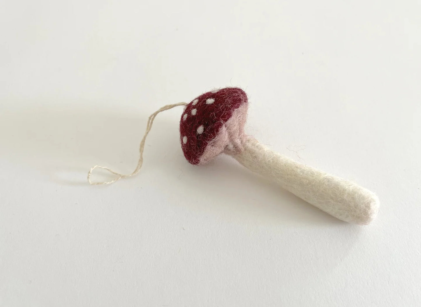 Plum Mushroom Ornament