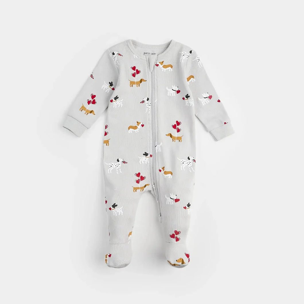 Puppy Love Print Sleeper