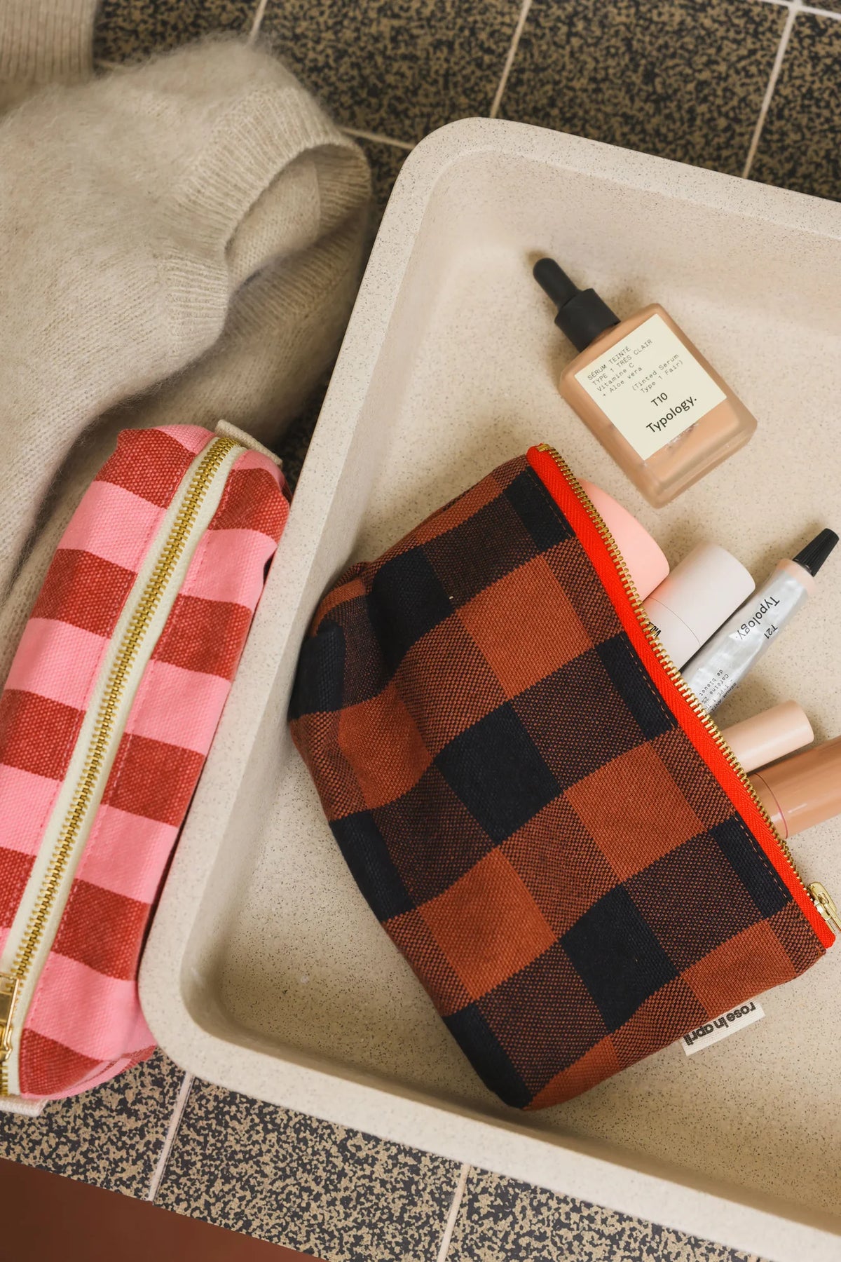 Pouch - Sofia Big Vichy Ginger