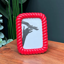 Load image into Gallery viewer, Red Twist-Layered 4x6 Photo Frame
