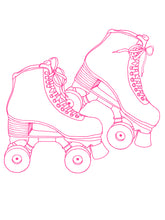 Load image into Gallery viewer, Calliope Tee - Roller Skates
