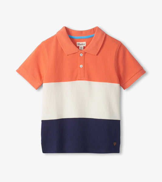 Color Block Polo T-Shirt