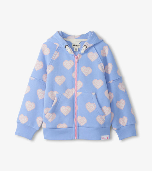 Heart Burst Full-Zip Hoodie