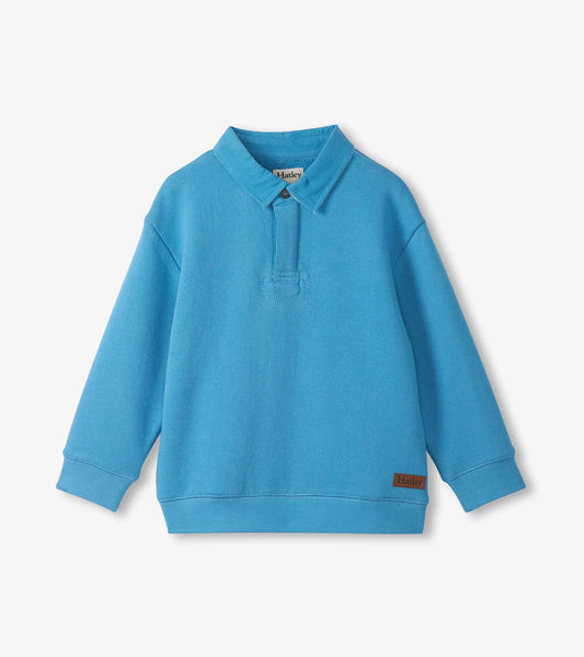 Rugby Sweatshirt - Niagara Blue