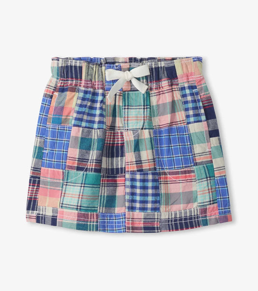 Vintage Summer Madras Woven Skirt