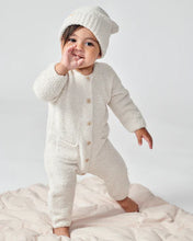 Load image into Gallery viewer, Long Sleeve Fuzzy Jumpsuit - Ecru
