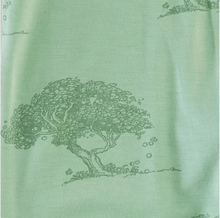 Load image into Gallery viewer, Long Sleeve Zipper Footie - Apple Tree
