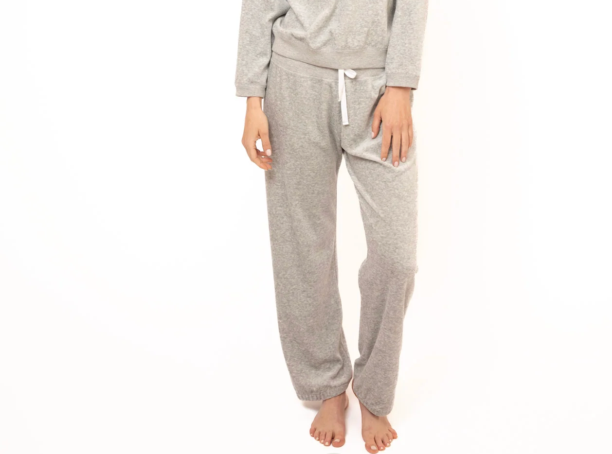 Velour Pants - Gray