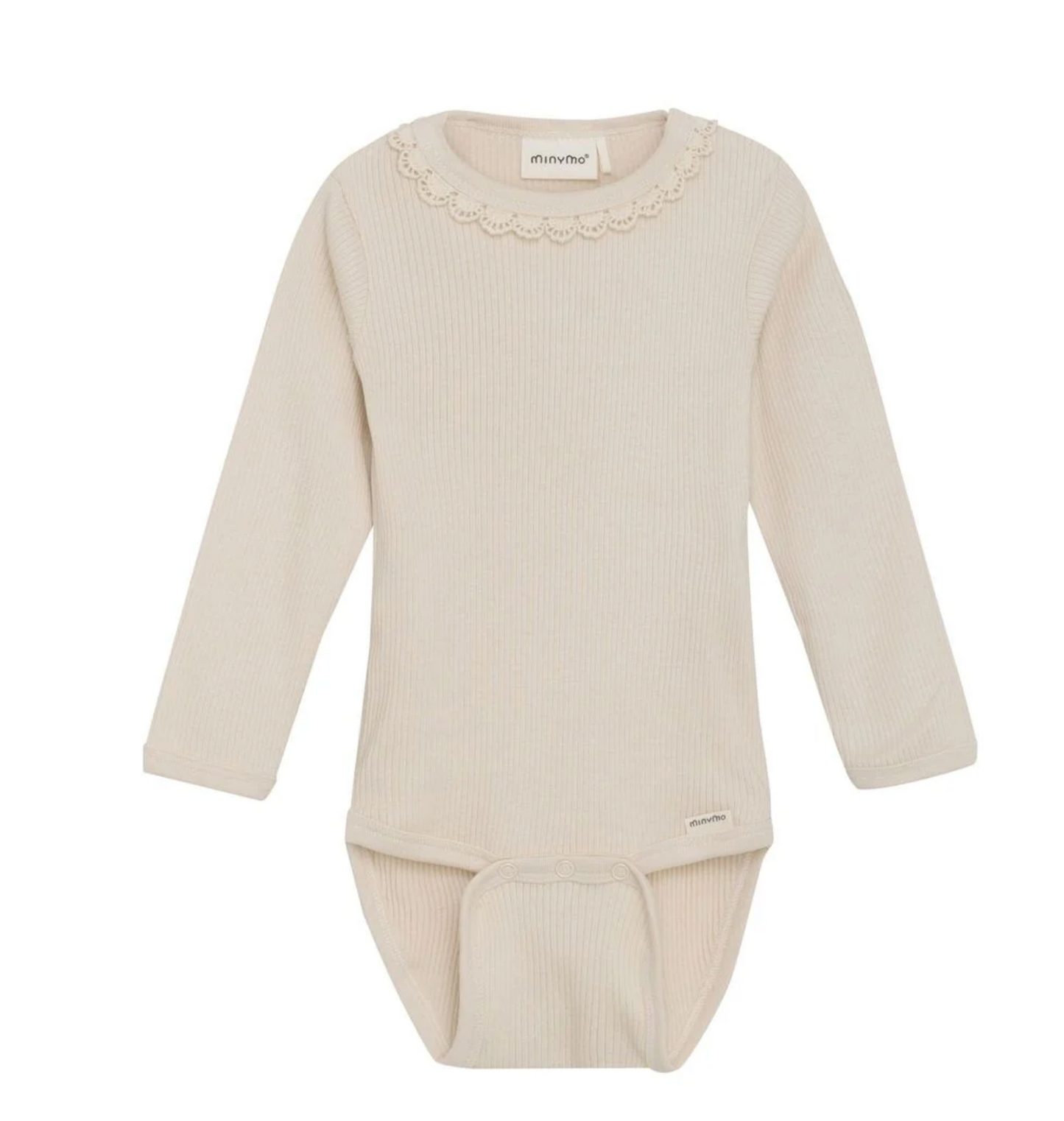 L/S Baby Ruffle Onesie - Ivory