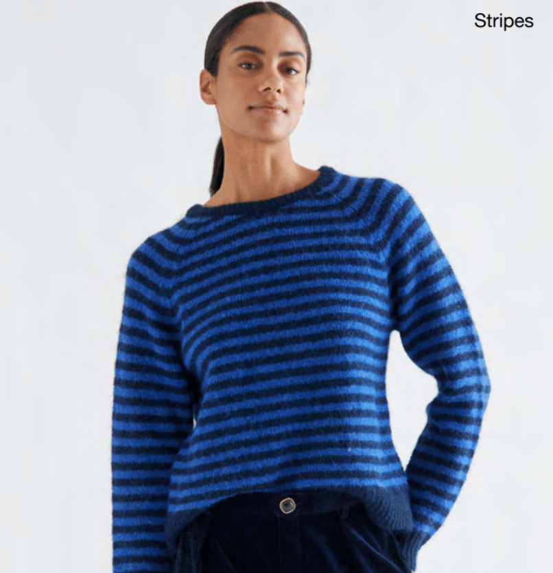 Stripe Sweater - Blue/Navy