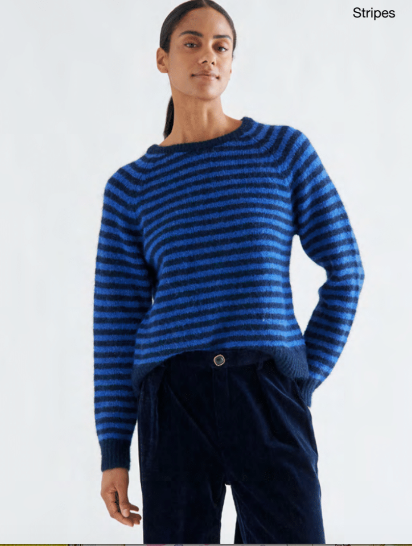 Stripe Sweater - Blue/Navy