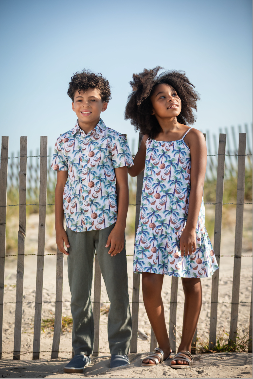 Scarlett Dress - Coconut Palms