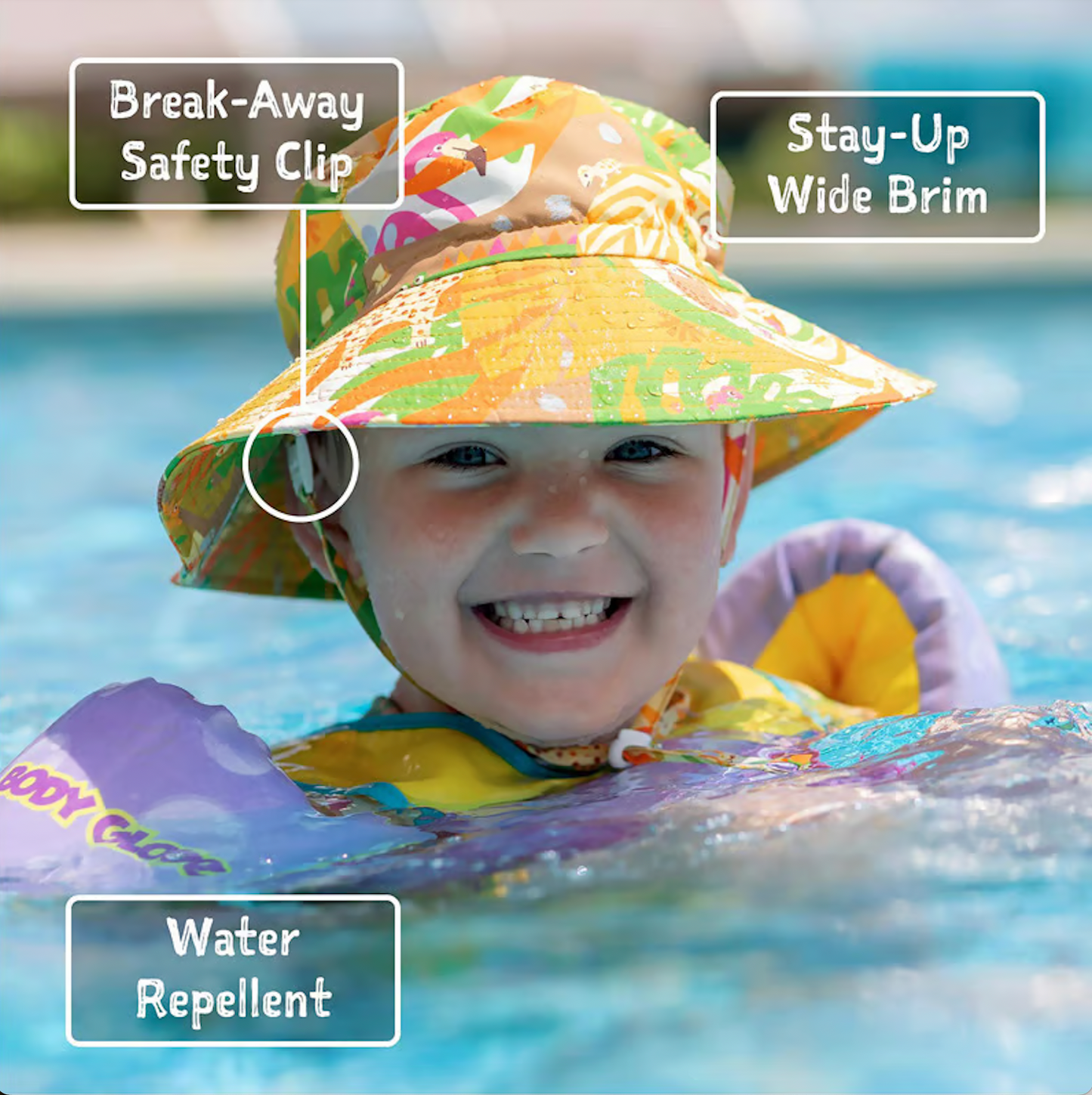 Kids Water Repellent Bucket Hats | Dinoland
