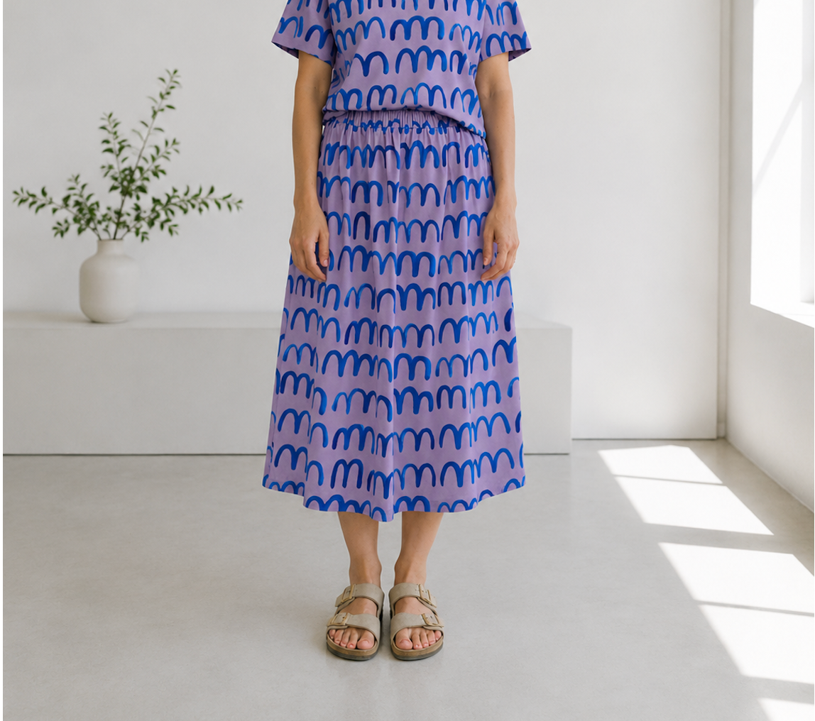 WAVES - LILAC SKIRT
