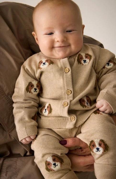 Puppy Dog Baby Cardigan