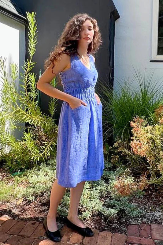 Fiji Dress - Cornflower