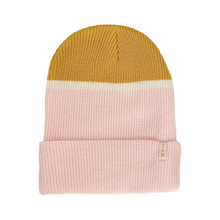 Load image into Gallery viewer, Smell The Flowers Beanie - Pink/Marigold
