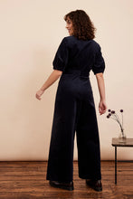 Load image into Gallery viewer, Stella Needlecord Navy Black Jumpsuit
