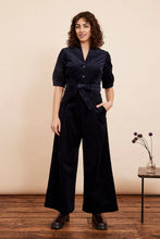 Load image into Gallery viewer, Stella Needlecord Navy Black Jumpsuit
