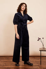 Load image into Gallery viewer, Stella Needlecord Navy Black Jumpsuit
