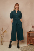 Load image into Gallery viewer, Stella Needlecord Deep Teal Jumpsuit
