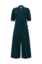 Load image into Gallery viewer, Stella Needlecord Deep Teal Jumpsuit
