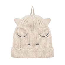 Load image into Gallery viewer, Rainbow Unicorn Knitted Hat
