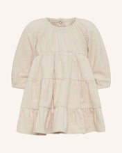 Load image into Gallery viewer, Corduroy Tiered Dress - Ivory
