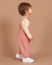 Load image into Gallery viewer, Dusty Pink Corduroy Dungaree Overall
