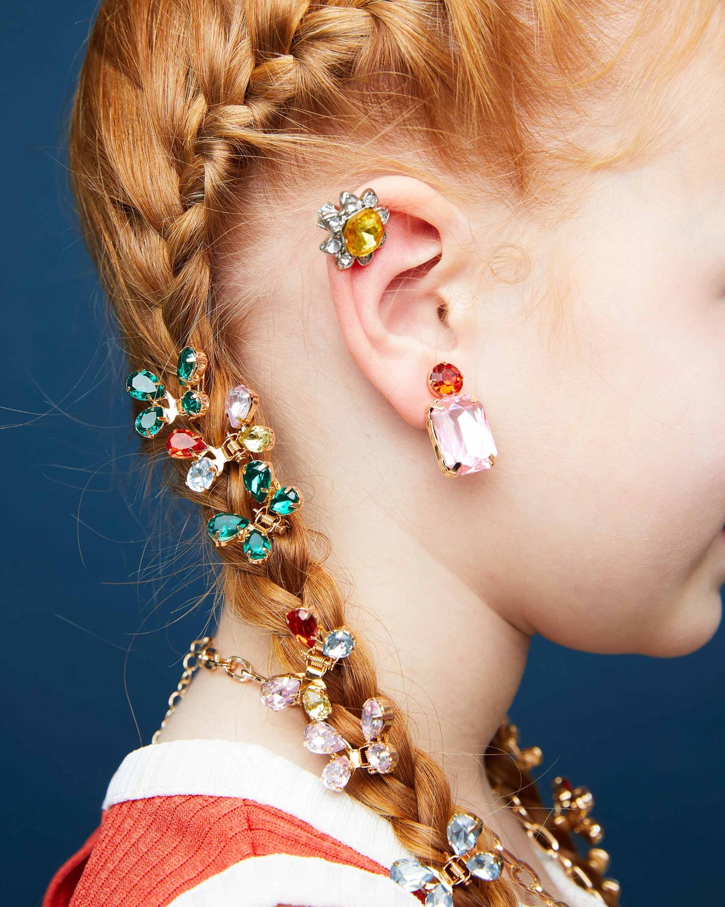 Dinner & A Movie Clip-On Earring Set