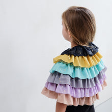 Load image into Gallery viewer, Rainbow Ruffle Cape
